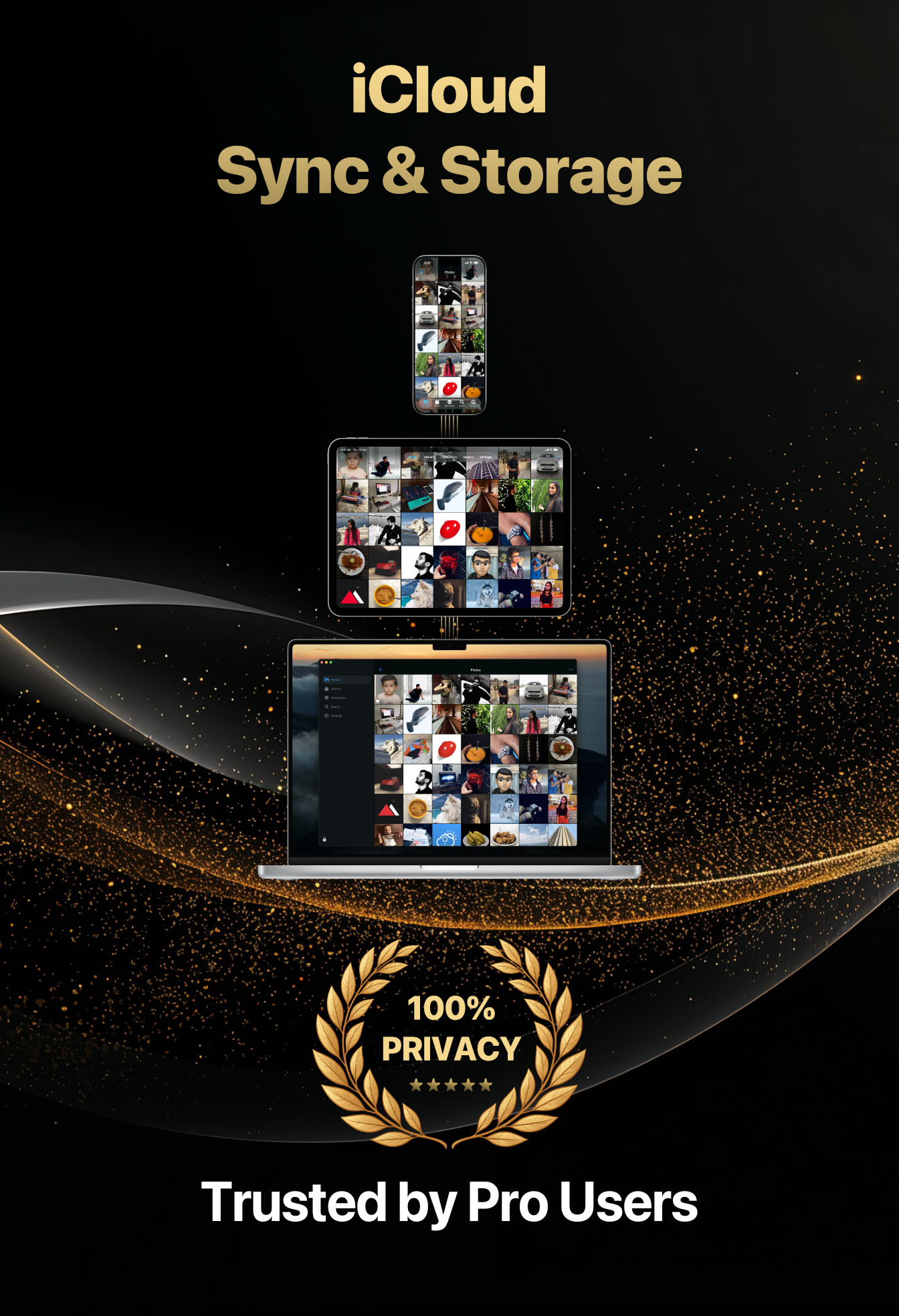 Trustful - Hide Private Photos Vault. iCloud Sync & Storage.