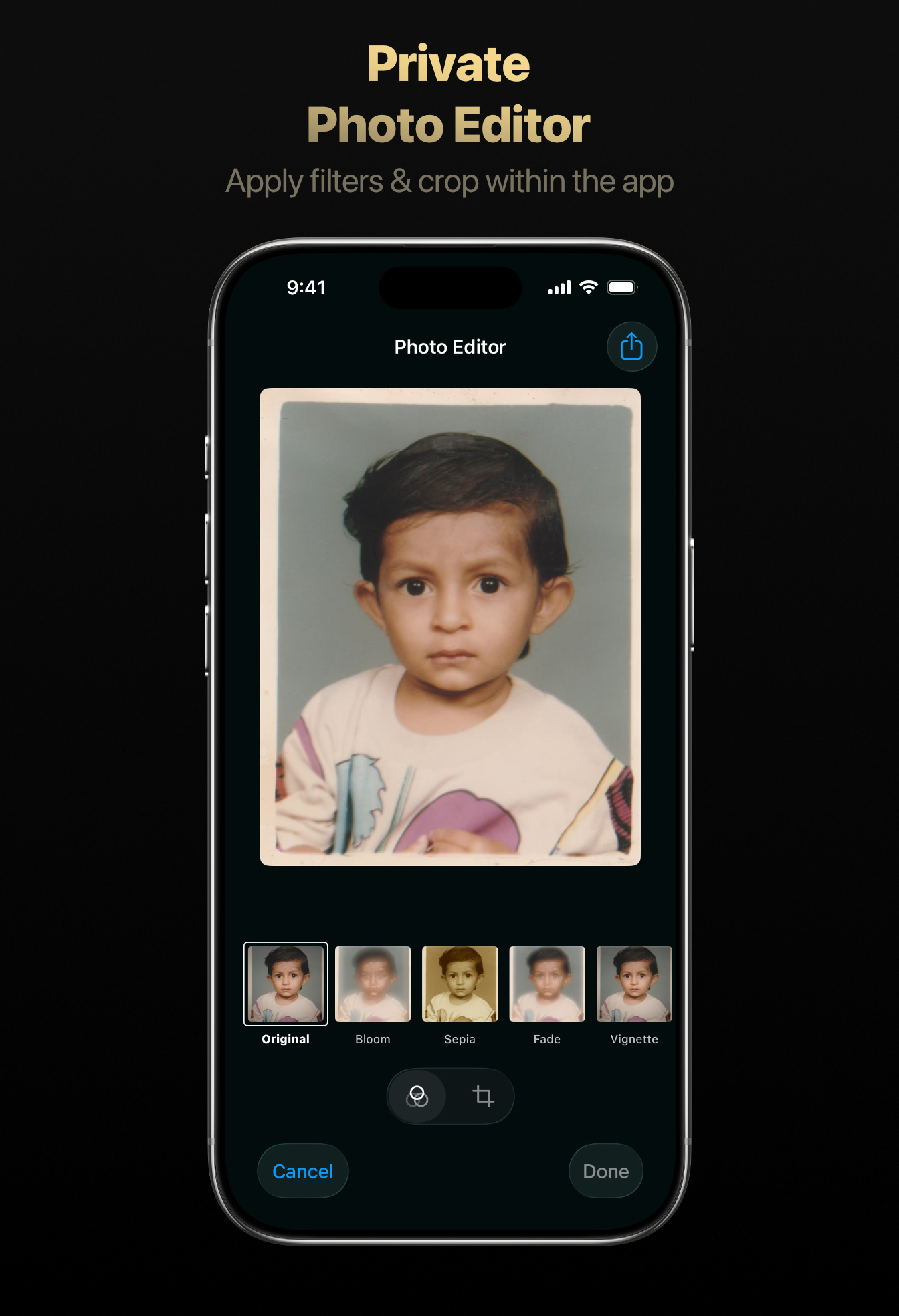 Trustful - Hide Private Photos Vault. Private Photo Editor.